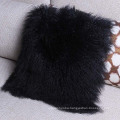 China factory wholesale 40*40cm,45*45cm,50*50cm,55*55cm,60*60cm one side two sides mongolian lamb fur pillow